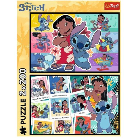 Puzzle 2x200 elementów Wesołe życie Stitcha Puzzle 2x200 elementów Wesołe życie Stitcha