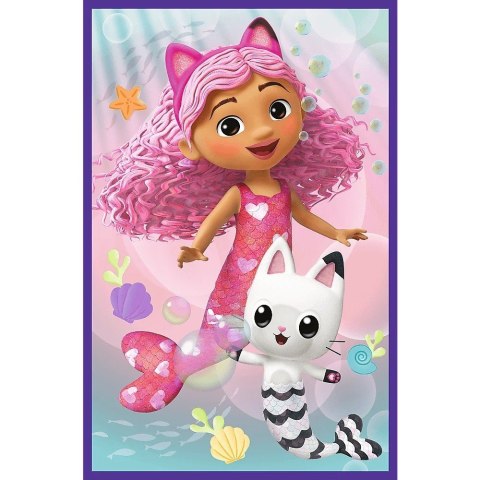 Puzzle 3x80 elementów Kolorowe dni Gabi Gabby Dollhouse Puzzle 3x80 elementów Kolorowe dni Gabi Gabby Dollhouse