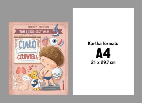 Książeczka Feluś i Gucio odkrywają... Ciało człowieka Książeczka Feluś i Gucio odkrywają... Ciało człowieka