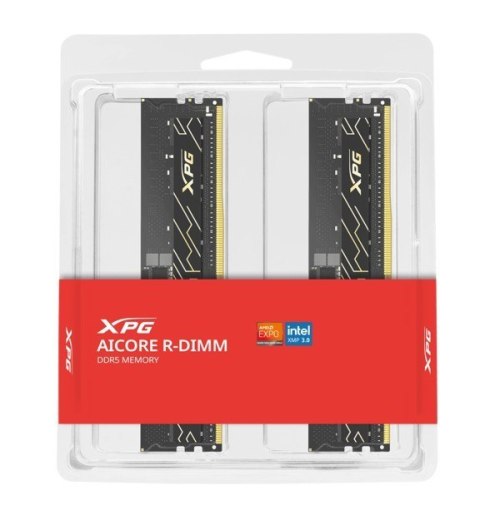 Pamięć XPG AICore DDR5 6400 RDIMM 32GB (2x16) CL32 Pamięć XPG AICore DDR5 6400 RDIMM 32GB (2x16) CL32
