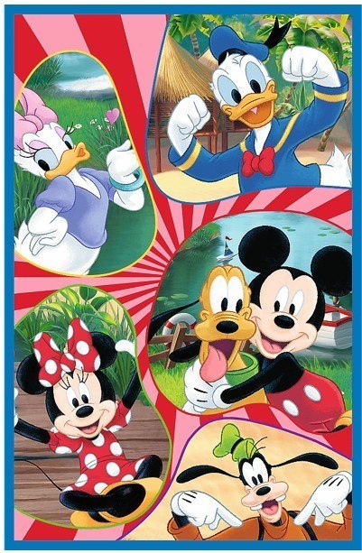 Puzzle 3x80 elementów Ekipa Myszki Miki Puzzle 3x80 elementów Ekipa Myszki Miki