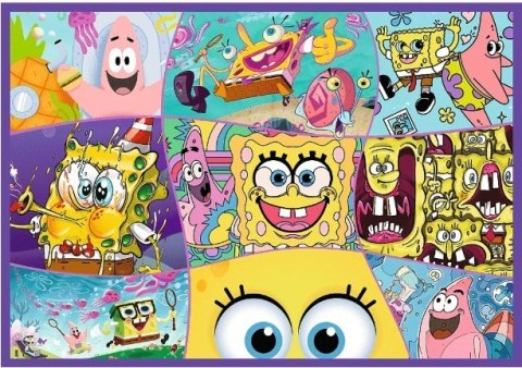 Puzzle 4x250 elementów SpongeBob Szalony świat Puzzle 4x250 elementów SpongeBob Szalony świat