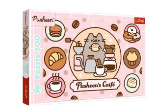 Puzzle 500 elementów Pusheen w kawiarni
