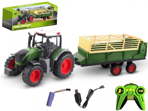 Traktor z przyczepą R/C ładowanie USB Traktor z przyczepą R/C ładowanie USB