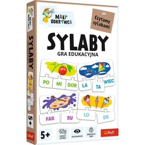 Gra Sylaby Mały Odkrywca edykacyjna Gra Sylaby Mały Odkrywca edykacyjna
