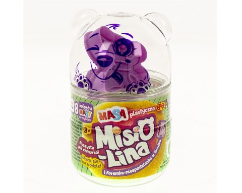 Masa plastyczna Misiolina 60g 1 foremka zielona