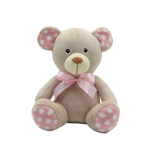 Maskotka Miś kropek beżowy 25 cm Maskotka Miś kropek beżowy 25 cm