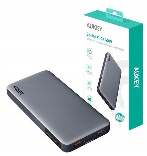 PB-Y41 Power Bank | 10000mAh | 30W | 2xUSB | PD 3.0 QC 3.0 LED