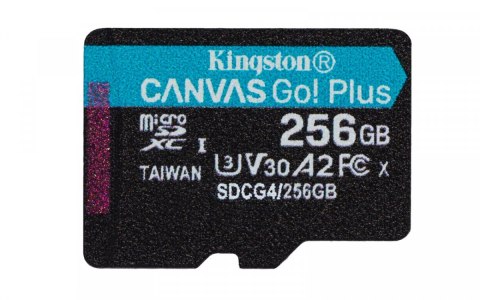 Karta microSD 256GB CanvasGo! Plus 200MB/s A2 U3 V30 + adapter Karta microSD 256GB CanvasGo! Plus 200MB/s A2 U3 V30 + adapter