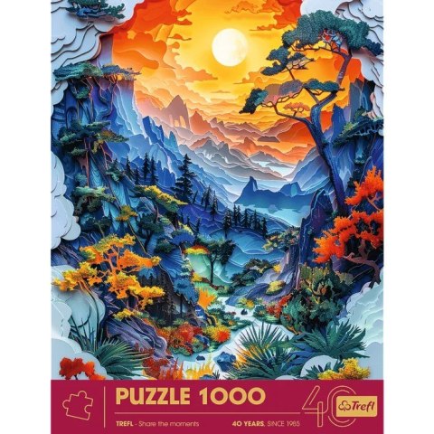 Puzzle 1000 elementów 40-lecie Paper Art Dolina Puzzle 1000 elementów 40-lecie Paper Art Dolina