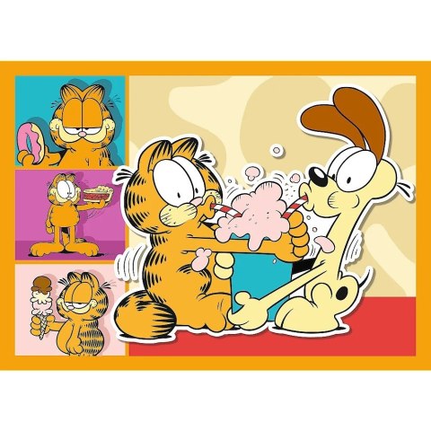 Puzzle 4w1 Garfield kocha lazanie Puzzle 4w1 Garfield kocha lazanie