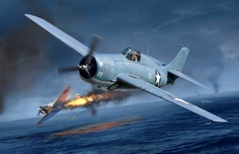 Model plastikowy USN F4F-4 Wildcat Battle of Midway 1/48 Model plastikowy USN F4F-4 Wildcat Battle of Midway 1/48