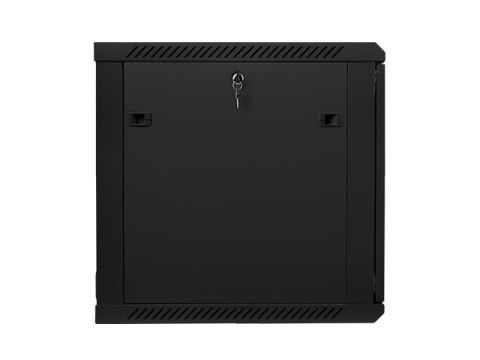 Szafa instalacyjna wisząca 19'' 12U 600X600mm czarna (drzwi szklane) Szafa instalacyjna wisząca 19'' 12U 600X600mm czarna (drzwi szklane)