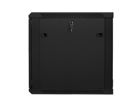 Szafa instalacyjna wisząca 19'' 12U 600X600mm czarna (drzwi szklane) Szafa instalacyjna wisząca 19'' 12U 600X600mm czarna (drzwi szklane)