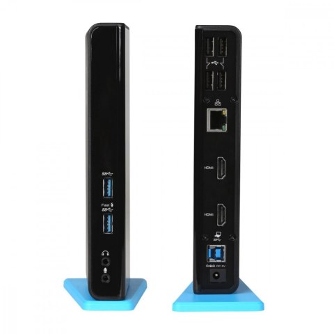 Stacja dokująca USB 3.0/USB-C Dual HDMI Docking Station Stacja dokująca USB 3.0/USB-C Dual HDMI Docking Station
