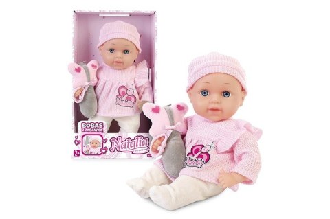 Lalka Natalia bobas 33 cm z zabawką Lalka Natalia bobas 33 cm z zabawką