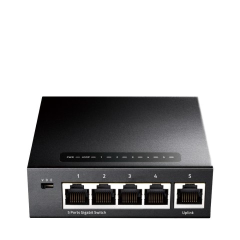 Przełącznik GS105 5xGE metalowa obudowa Przełącznik GS105 5xGE metalowa obudowa