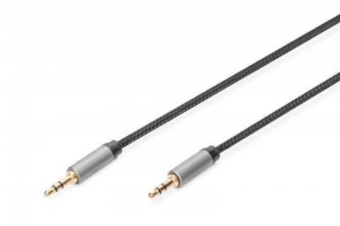 Kabel połączeniowy audio MiniJack Stereo Typ 3.5mm/3.5mm M/M nylon 3m Kabel połączeniowy audio MiniJack Stereo Typ 3.5mm/3.5mm M/M nylon 3m