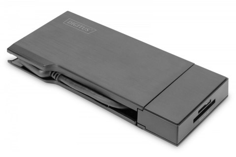 Stacja dokująca USB 3.0 Typ A, 7-portów, 4K 30Hz, HDMI, VGA, 2x USB 3.0, SD microSD, RJ45