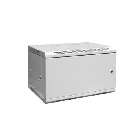 Szafa wisząca jednosekcyjna 19 6U 368/600/450mm, drzwi metalowe, szara (RAL7035), zmontowana Szafa wisząca jednosekcyjna 19 6U 368/600/450mm, drzwi metalowe, szara (RAL7035), zmontowana