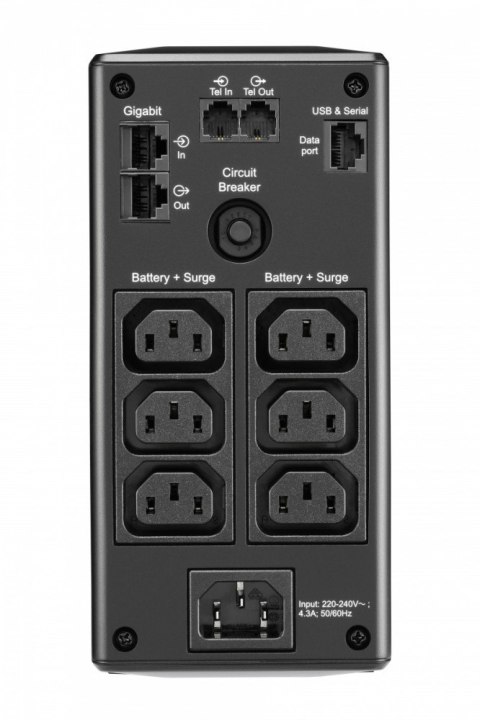 Zasilacz awaryjny BR650MI UPS Back Pro BR 650VA 6xC13, AVR,LCD Zasilacz awaryjny BR650MI UPS Back Pro BR 650VA 6xC13, AVR,LCD