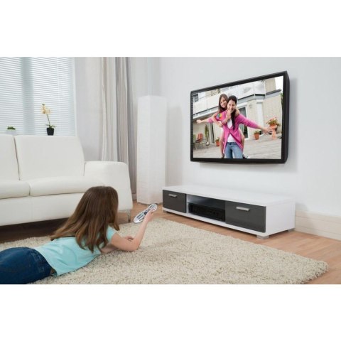 Uchwyt ścienny do TV 23-55cali LED/LCD 45kg slim 28mm biały Uchwyt ścienny do TV 23-55cali LED/LCD 45kg slim 28mm biały