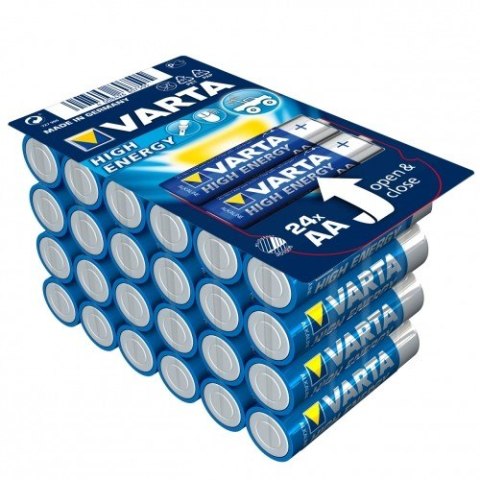 Baterie alkaliczne VARTA R6 (AA) 24 sztuk HIGH ENERGY Baterie alkaliczne VARTA R6 (AA) 24 sztuk HIGH ENERGY