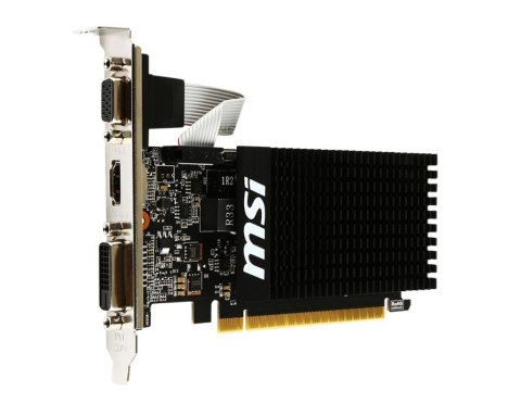 Karta graficzna GeForce GT 710 2GB DDR3 64BIT DVI/D-SUB/HDMI Karta graficzna GeForce GT 710 2GB DDR3 64BIT DVI/D-SUB/HDMI
