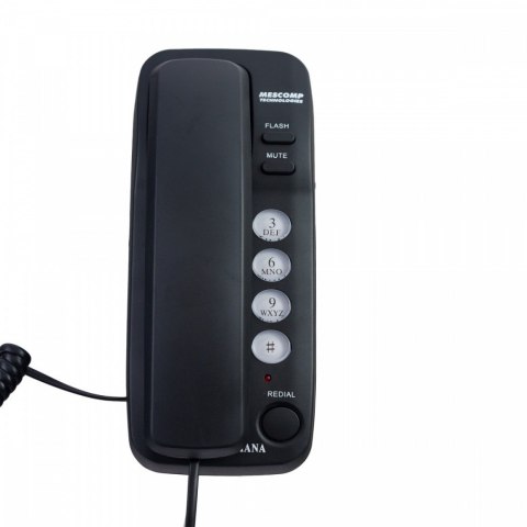 Telefon stacjonarny Mescomp MT 518 Diana Czarny Telefon stacjonarny Mescomp MT 518 Diana Czarny