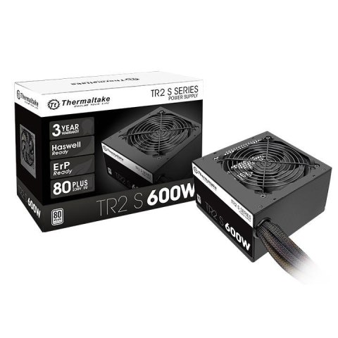 Zasilacz TR2 S Black 600W (80+ 230V EU, 2xPEG, 120mm, Single Rail) Zasilacz TR2 S Black 600W (80+ 230V EU, 2xPEG, 120mm, Single Rail)