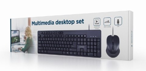Zestaw klawiatura i mysz czarny Zestaw klawiatura i mysz czarny