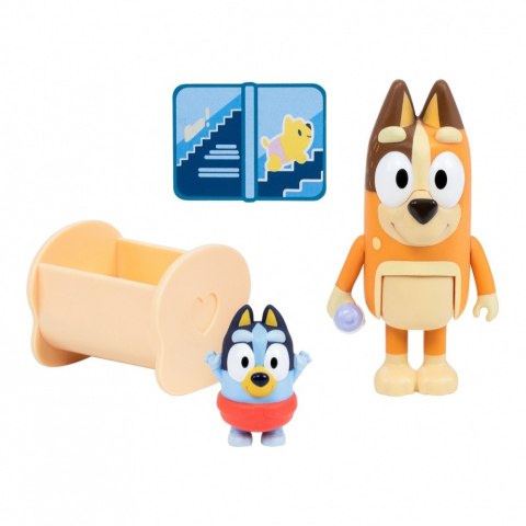 Zestaw figurek Bluey 2-pak Baby Bluey i Chilli