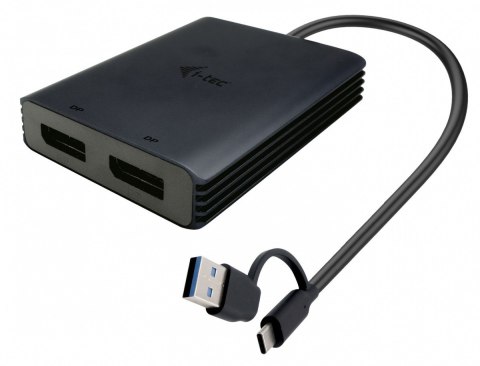 Adapter Video USB-A/USB-C Dual 4K/60 Hz DisplayPort Adapter Video USB-A/USB-C Dual 4K/60 Hz DisplayPort