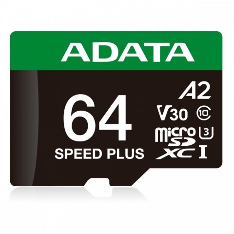 Karta microSD Speed Plus 64GB UHS1 U3 V30 A2 160/140 MB/s Karta microSD Speed Plus 64GB UHS1 U3 V30 A2 160/140 MB/s