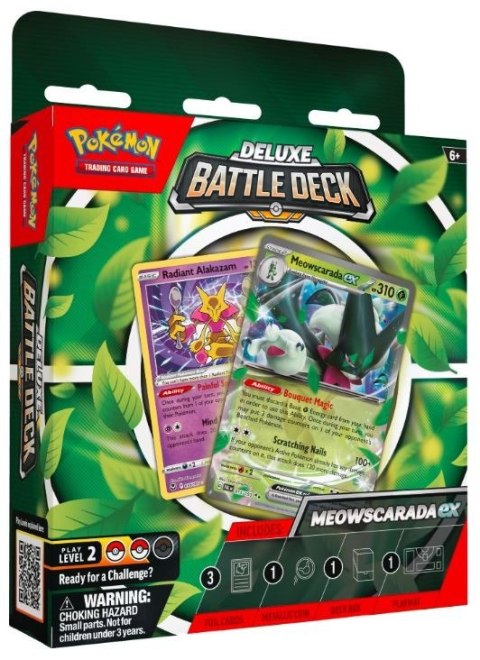 Karty Deluxe Battle Deck Meowscarada ex Karty Deluxe Battle Deck Meowscarada ex