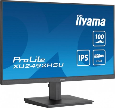 Monitor 23.8 cala XU2492HSU-B6 IPS,FHD,HDMI,DP,100Hz,4xUSB3.2,SLIM,2x2W