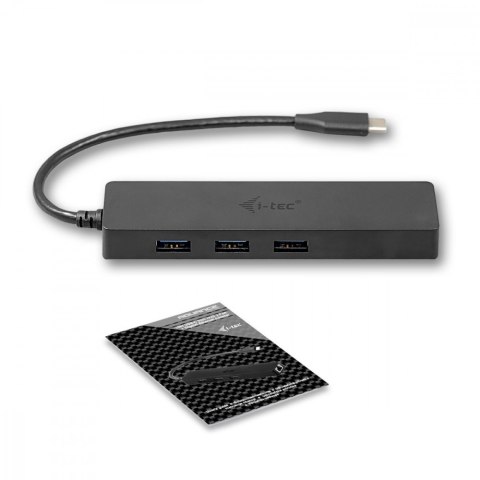 USB-C Slim 3-port HUB z adapterem Gigabit Ethernet USB-C Slim 3-port HUB z adapterem Gigabit Ethernet