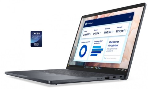 Laptop Dell Pro 14 Premium PA14250 W11P Ultra 5 236V/16GB/512GB/14.0 FHD+ 300nit/Arc/FgrPr/Cams&Mic/WLAN+BT/BcklKb/3C/vPro/3YPS 