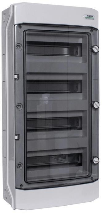 PLASTIKOWA OBUDOWA INSTALACYJNA Natynkowa IP65 4X12 modułów. PHS 48T NOARK 110814 PLASTIKOWA OBUDOWA INSTALACYJNA Natynkowa IP65 4X12 modułów. PHS 48T NOARK 110814