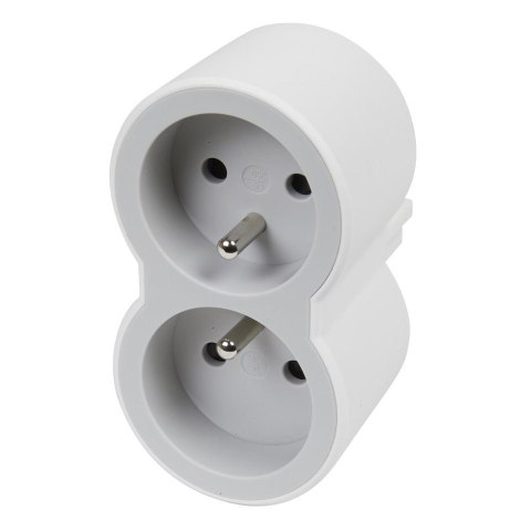 Rozgałęźnik 2x2P+Z B/S 049431 Rozgałęźnik 2x2P+Z B/S 049431
