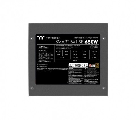 Zasilacz Smart BX1 SE 650W 80+ Bronze EU Zasilacz Smart BX1 SE 650W 80+ Bronze EU