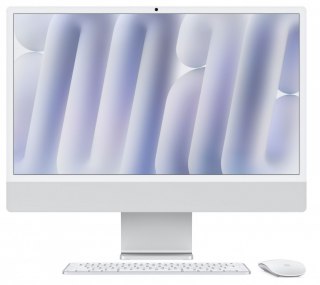 IMac 24 cale: M4 8/8, 16GB, 256GB SSD - Srebrny
