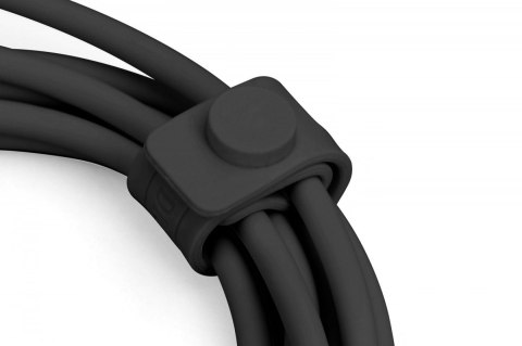 Kabel połączeniowy silikonowy USB-C - USB-C, USB 4 Gen2 20G 8K 240W, 2m Czarny Kabel połączeniowy silikonowy USB-C - USB-C, USB 4 Gen2 20G 8K 240W, 2m Czarny