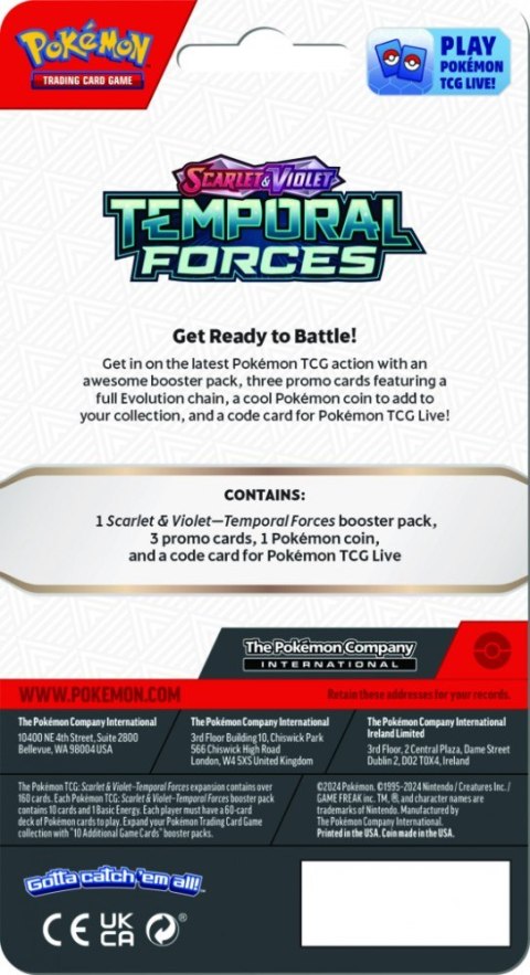 Karty Scarlet & Violet - Temporal Forces - Premium Checklane Blister - Togekiss Karty Scarlet & Violet - Temporal Forces - Premium Checklane Blister - Togekiss
