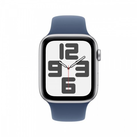 Watch SE GPS, koperta 40 mm z aluminium w kolorze srebrnym z paskiem sportowy w kolorze denim - rozmiar M/L Watch SE GPS, koperta 40 mm z aluminium w kolorze srebrnym z paskiem sportowy w kolorze denim - rozmiar M/L