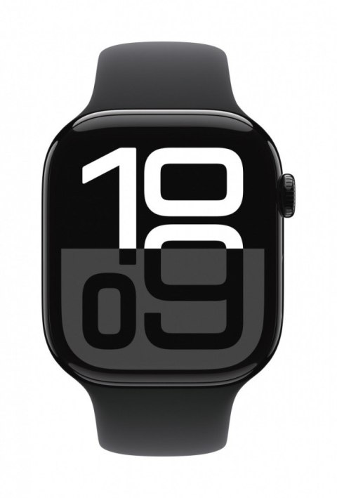 Watch Series 10 GPS + Cellular, koperta 46 mm z aluminium w kolorze onyksu z paskiem sportowym w kolorze czarnym - rozmiar M/L Watch Series 10 GPS + Cellular, koperta 46 mm z aluminium w kolorze onyksu z paskiem sportowym w kolorze czarnym - rozmiar M/L