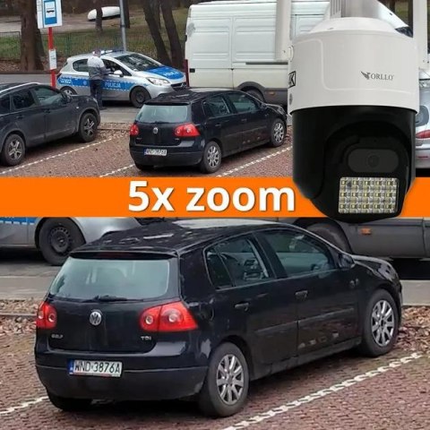 Kamera IP ORLLO Z17 Ultra 4K zewnętrzna obrotowa GSM na kartę SIM