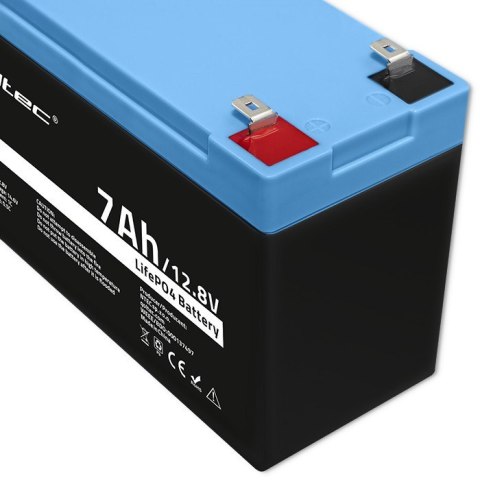 Akumulator LiFePO4 Litowo-Żelazowo-Fosforanowy | 12.8V | 7Ah | 89.6Wh | BMS Akumulator LiFePO4 Litowo-Żelazowo-Fosforanowy | 12.8V | 7Ah | 89.6Wh | BMS