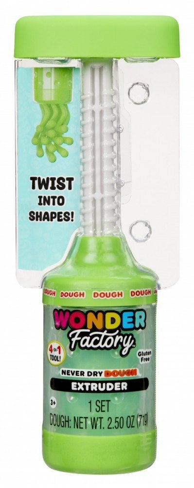 Masa plastyczna Wonder Factory Never Dry Dough, zielony