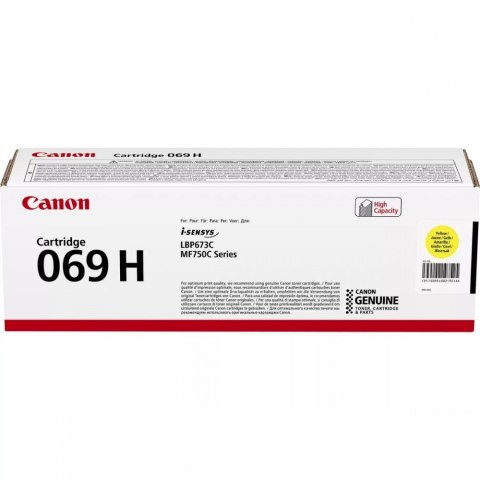 Toner 069 H YELLOW 5095C002 Toner 069 H YELLOW 5095C002
